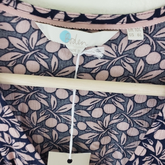 Boden Navy Floral Dress - Picture 3 of 6